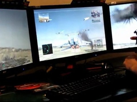 nVidia GeForce 3D Vision Surround Hawx Linus Tech Tips