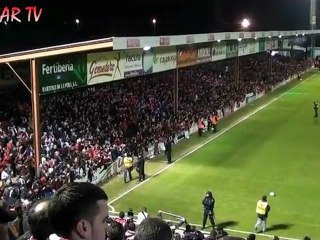 Ambiente en las gradas de Anduva (Miranda de Ebro)