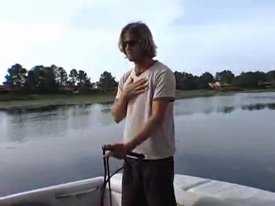 Seth Skiing the Course