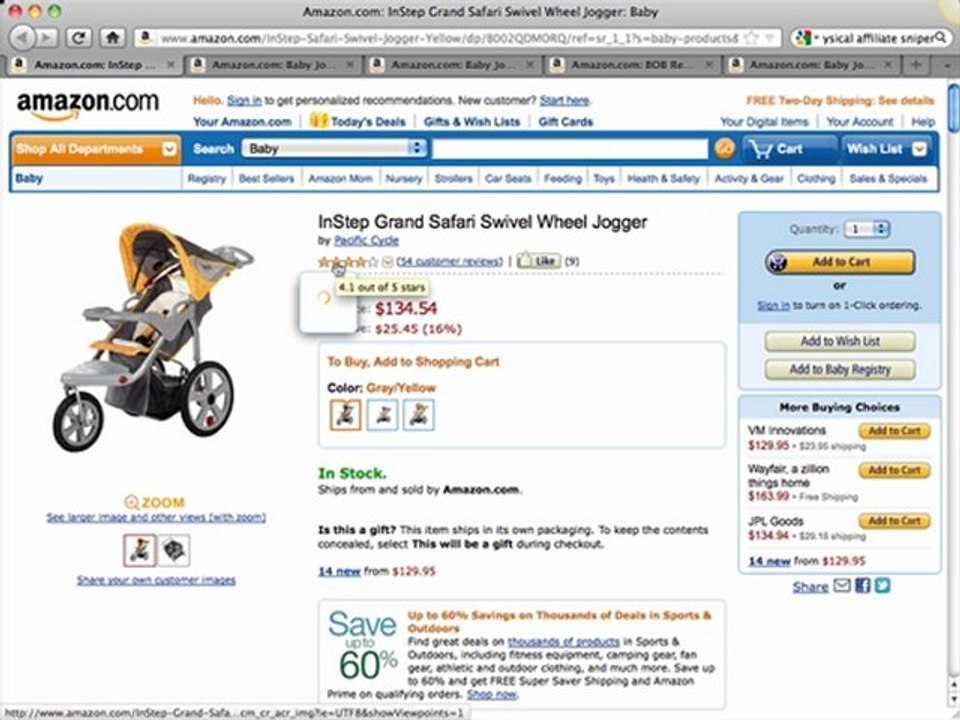 instep grand safari swivel