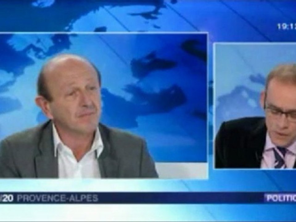 Jean-Luc Bennahmias sur France 3 Paca
