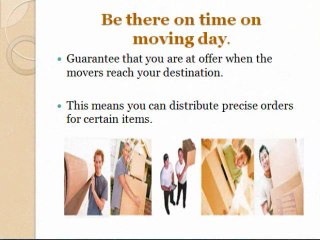 Do’s and Don’ts while moving home