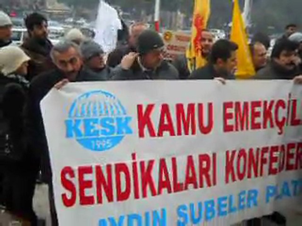 2 ŞUBAT 4688 YASAYLA İLGİLİ AYDIN DA YAPILAN BASIN AÇIKLAMASI