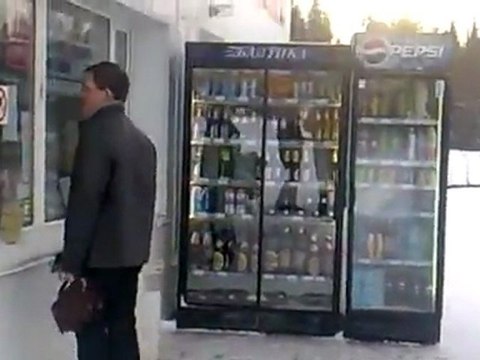 Paiement sécurisé dans une station essence de Russie