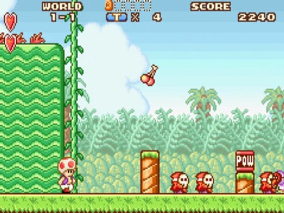 Vidéotest Super Mario Advance (GBA)