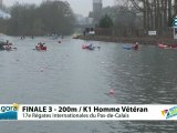 FINALE 3 (200m) K1 HOMME VETERAN - REGATE INTERNATIONALE DU PAS-DE-CALAIS 2012