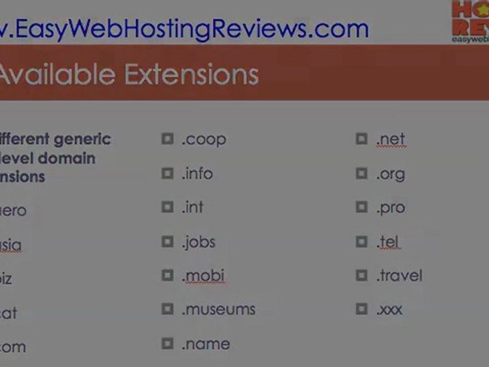 Domain Registration | Easy Web Hosting Reviews