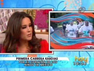 JACKY BRACAMONTES  PROMOCIONA CARRERA KARDIAS EN HOY