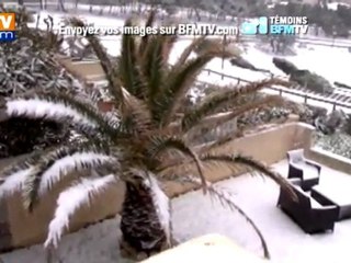 Témoins BFMTV : cartes postales enneigées du sud de la France