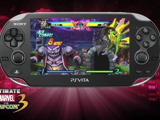 Ultimate Marvel vs. Capcom 3 - Vita Gameplay Video