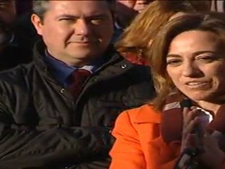 Chacón, arropada por el apoyo "mayoritario del PSOE de Sevilla