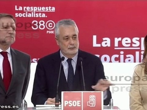 Griñan, orgulloso de Rubalcaba y Chacón