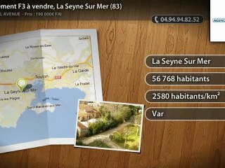 Appartement F3 à vendre, La Seyne Sur Mer (83)