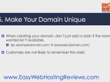 Top 10 Things To Keep In Mind When Buying A Domain Name | Easy Web Hosting Reviews