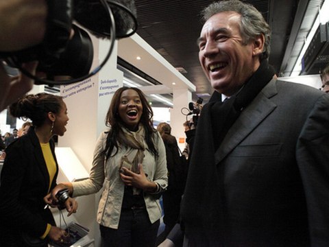 François Bayrou au salon des entrepreneurs 020212