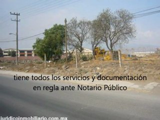 Terreno Urbano y escriturado en Venta en Chalco