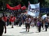 Leftist protesters attack British banks in Buenos Aires