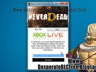 Never Dead Desperate DLC Free on Xbox 360 And PS3
