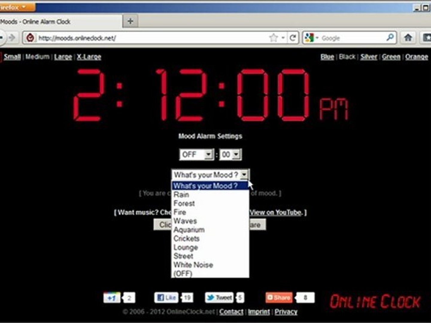 Ambient Sounds Alarm Clock - OnlineClock.net - video Dailymotion