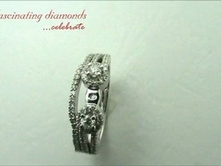 Round Cut Semi Mount Diamond Engagement Wedding Ring Setting With Pave Set