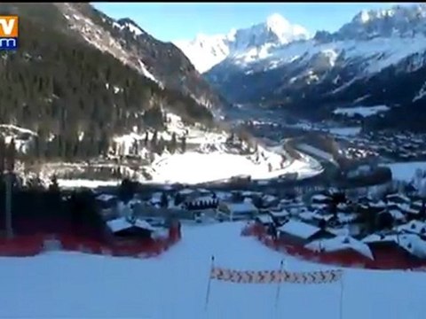 Ski alpin : la descente de Chamonix en caméra embarquée