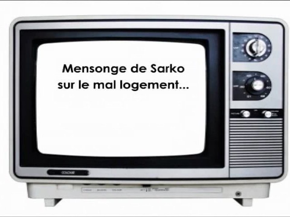 Les promesses non tenues de Sarko sur le mal-logement..