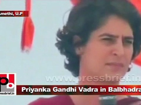 Priyanka Gandhi Vadra “Rahul Gandhi is committed to remove the backwardness of U.P”