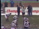 Finale rugby : challenge Yves du Manoir Brive / Pau le 27 janvier 1996. Score 12 à 6 Partie1