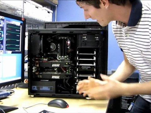 Silent SLI GTX 580 Core i7 Extreme Build in Define R3 Vesta 6050 Production System Linus Tech Tips
