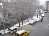 Snow in Kusadasi Turkey  - Kuşadası'nda Kar Yağışı