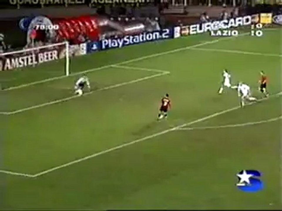 Ümit Karanın Lazioya attığı gol