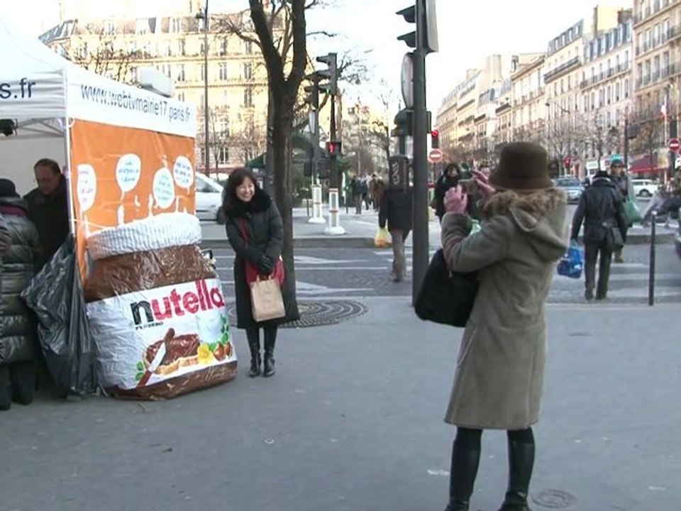 Chandeleur 2012 : Nutella et les Voisins solidaires à Paris