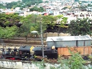 Manobras da Maria Fumaça - Estação de São João del-Rei - MG (2)