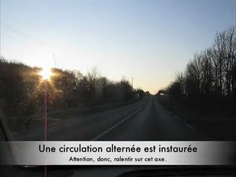 Saint-Just: attention, ralentissements sur l'axe RD 916