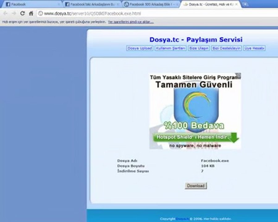 Facebook 500 Arkadaş ekleme