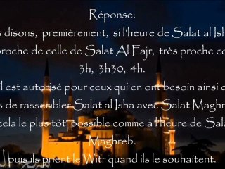 regrouper les salat de maghreb et 'icha - cheikh al jabiri