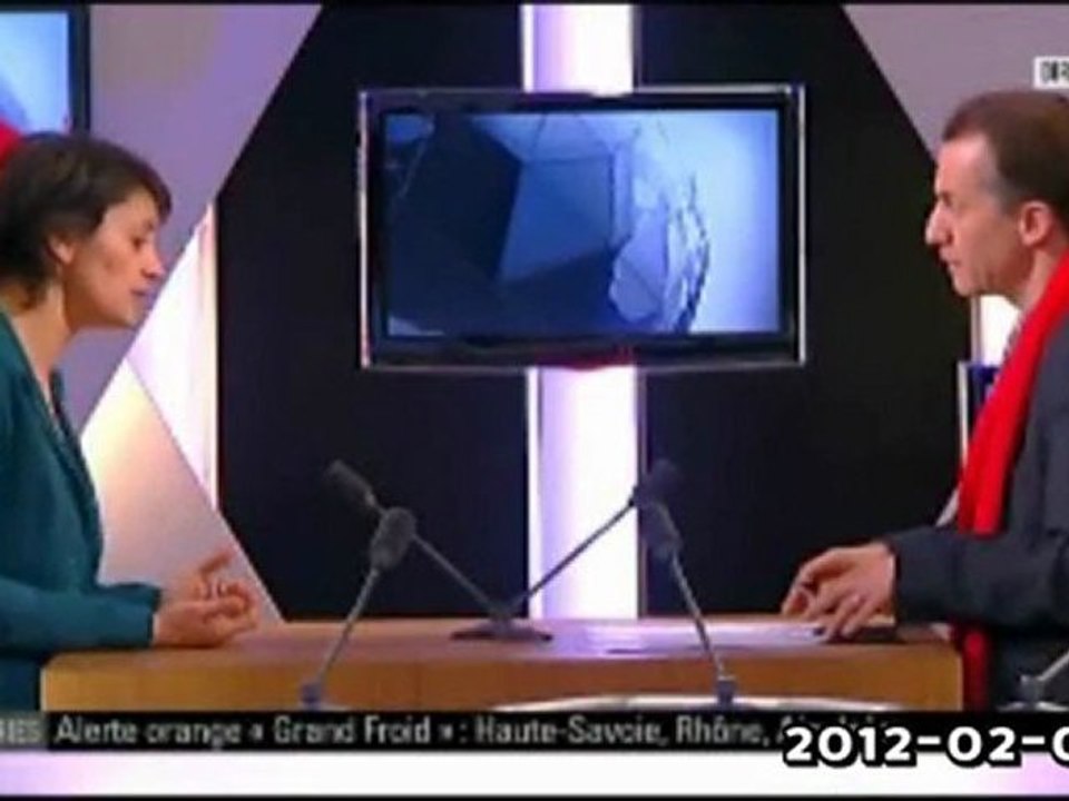 Nathalie Arthaud candidate de L.O. le 03-02-2012