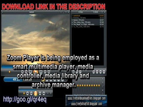 Zoom Player FLEX 8.10 Free Full Download With Crack