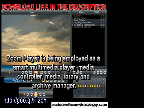 Inmatrix Zoom Player FLEX v8.10 Incl.Crack Free Download Full Version