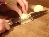 Comment émincer / couper un oignon sans pleurer