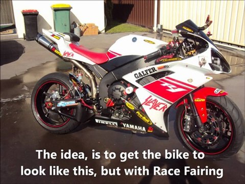 Yamaha R1 2007 Race Fairing - HD
