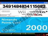 Wii, Dsi and 3Ds points generator hack cheat