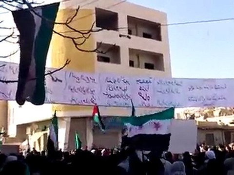 فري برس دمشق مظـاهرة حي بـرزة الدمشــقي 3 2 2012