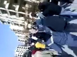 فري برس   حلب  جمعية الزهراء   مظاهرة بعد صلاة الجمعة 3 2 2012