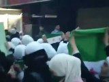 فري برس   ريف دمشق داريا مظاهرة الطلاب الأحرار ذكرى مجزرة حماة 2 2 2012 ج2