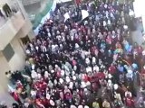 فري برس   حمص المحتلة حرائر الوعر مظاهرة رائعة في ذكرى مجزرة حماة 2 2 2012 ج1