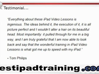 IPad Lessons Video