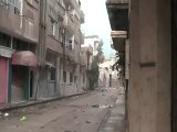 فري برس   حمص بستان الديوان الجيش الحر يشتبك مع كتائب بشار 1 2 2012