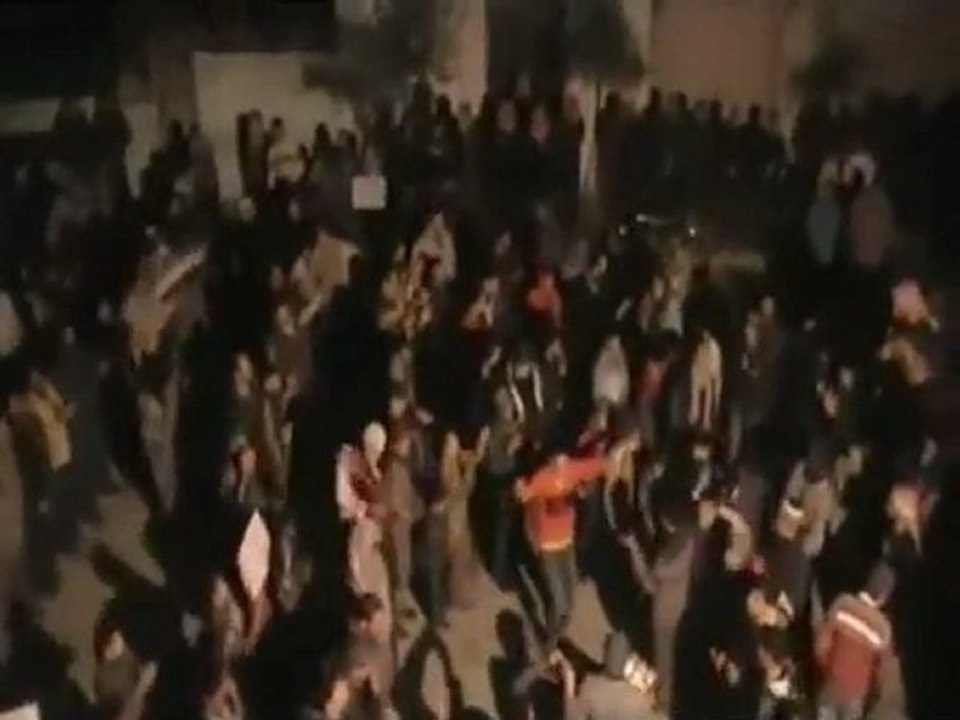 فري برس   حماه   طريق حلب  خميس مجزرة حماه 2 2 2012 ج1