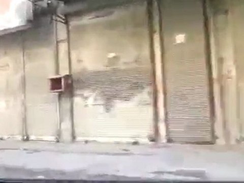 فري برس حماه اضراب عام ذكرى المجزرة منطقة الحاضر 2 2 2012 ج1